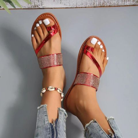 Women's Casual Solid Color Open Toe Casual Sandals