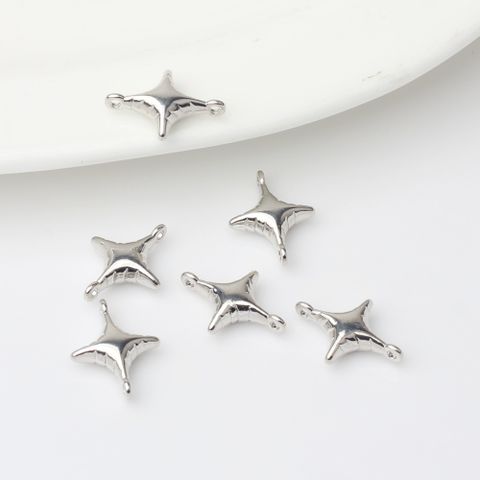 10 PCS/Package Alloy Star Pendant Simple Style
