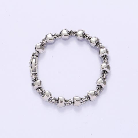 Cute Simple Style Apple Alloy Plating Women's Bracelets