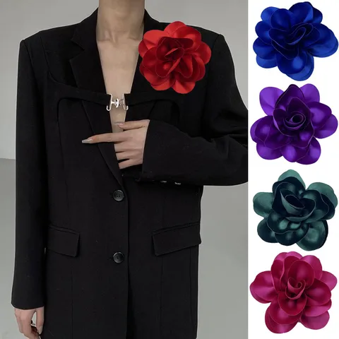 Elegante Glamour Flor Tela Mujeres Corsage