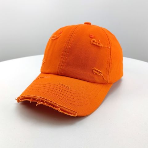 Unisex Streetwear Solid Color Curved Eaves Baseball Cap