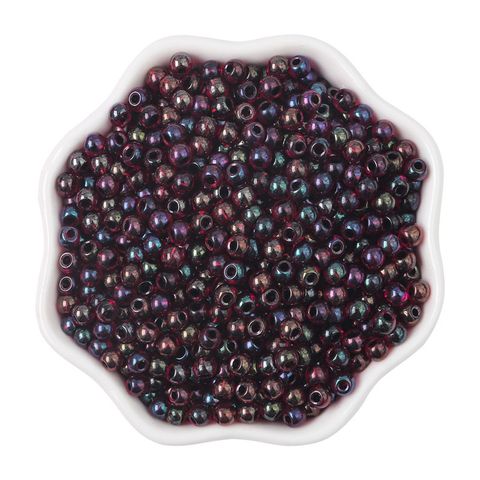1 Set Diameter 4mm Hole 1~1.9mm Glass Ball Beads