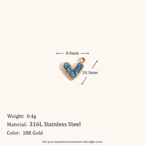 1 Piece Ig Style Star Heart Shape Stainless Steel Plating Pendant Jewelry Accessories