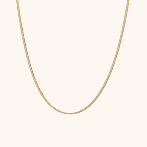 Simple Style Geometric Stainless Steel Titanium Steel Plating Necklace