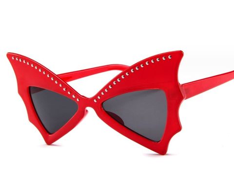 Fashion Bat Ac Butterfly Frame Full Frame Women's Sunglasses