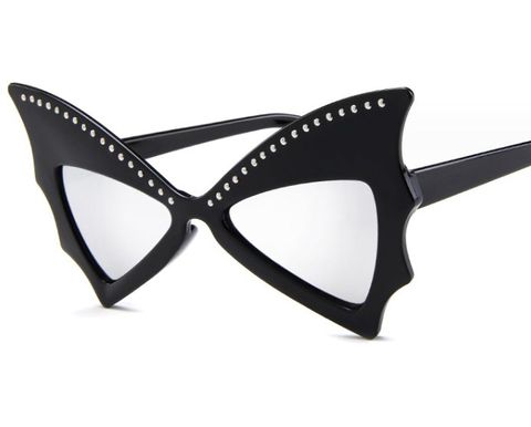 Fashion Bat Ac Butterfly Frame Full Frame Women's Sunglasses