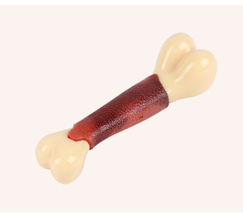 Psm New Pet Molar Toy Beef Flavor Simulation Bone Molar Fixed Tooth Wear-resistant Bite-resistant Pet Dog Toy