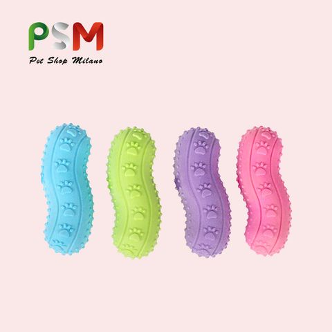 Pet Dog Toy Rubber Bite Resistant And Wear-resistant Anti-boring Dyeing Molar Dog Bite Toy