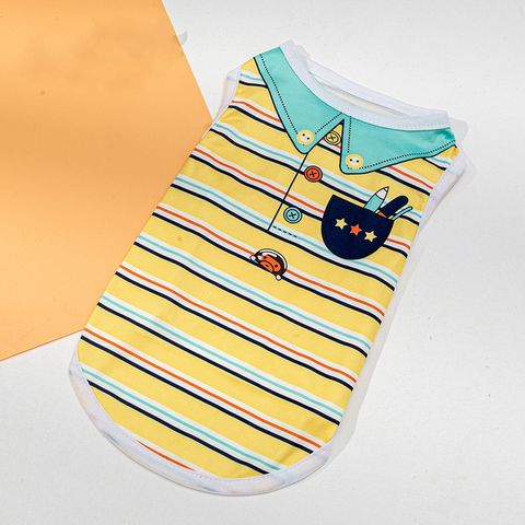 Casual Polyester Cartoon Pet Clothing