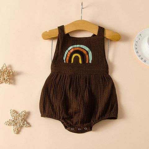 Princess Cute Rainbow Cotton Baby Rompers