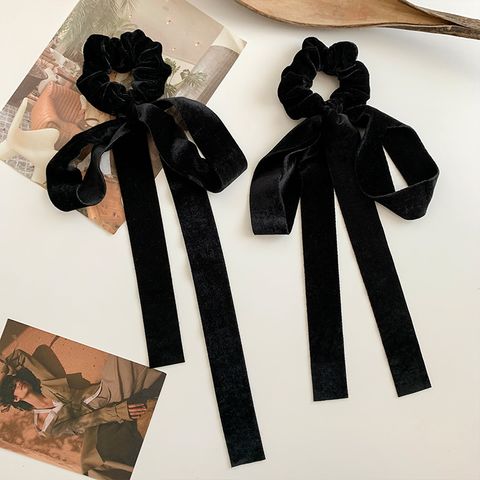 Women's Sweet Simple Style Bow Knot Cloth Hair Tie