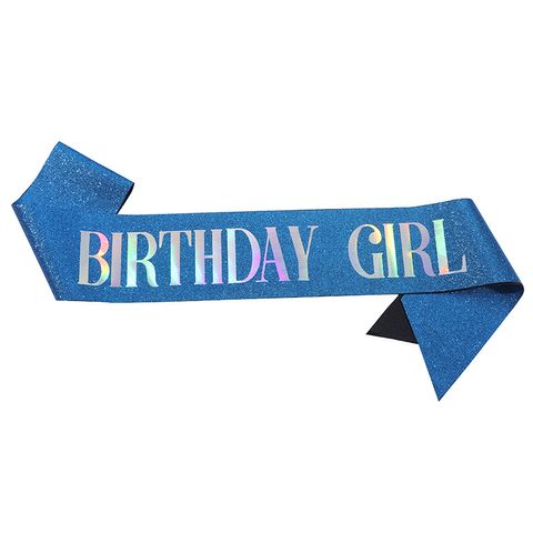 Birthday Letter Glitter Cloth Party Costume Props 1 Piece