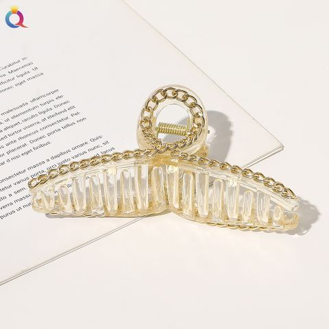 Women's Simple Style Geometric Arylic Hair Claws
