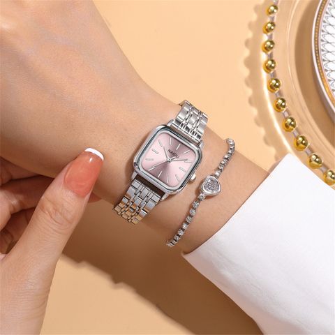 Simple Style Square Quartz Women's Watches