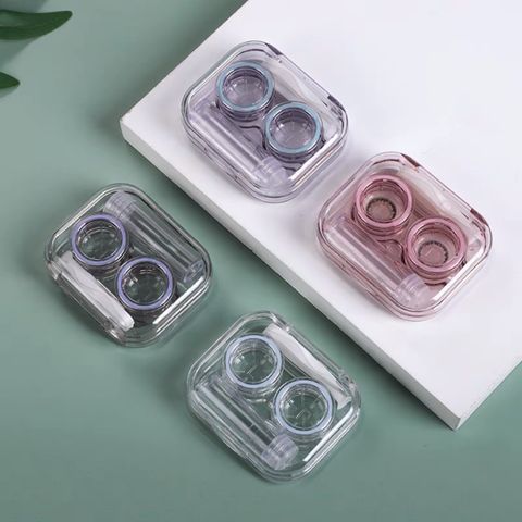 Simple Style Transparent Plastic Jewelry Boxes