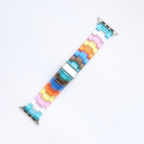 Retro Color Block Watch Strap