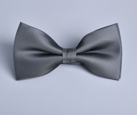 Elegant Solid Color Bow Knot Polyester Men's Tie