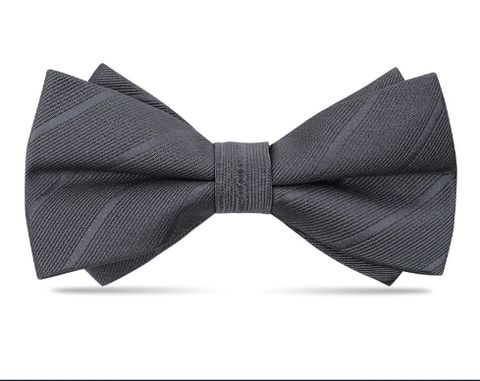Simple Style Solid Color Bow Knot Polyester Men's Tie