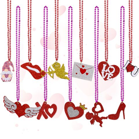 Valentine's Day Retro Classic Style Heart Shape Plastic Party Date Stage Decorative Props