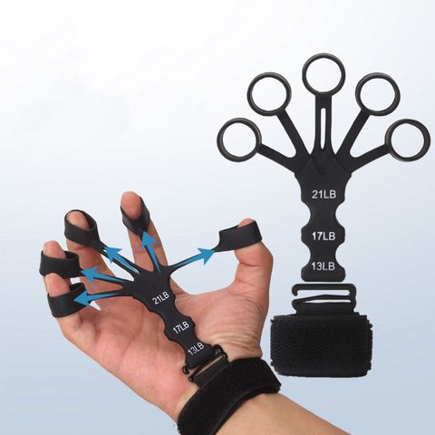 Silicone 5-finger Trainer Wrist Tensioner Assist Grip Strength