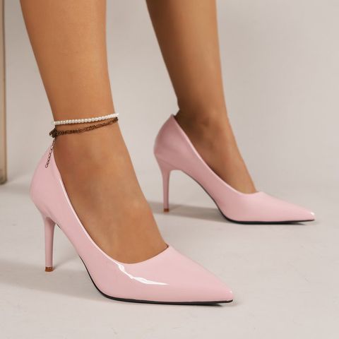 Women's Sexy Solid Color Point Toe Pumps