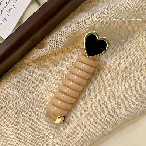 Women's Original Design Heart Shape Plastic Hair Tie
