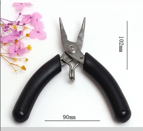 1 Piece Classic Style Solid Color Stainless Steel Pliers