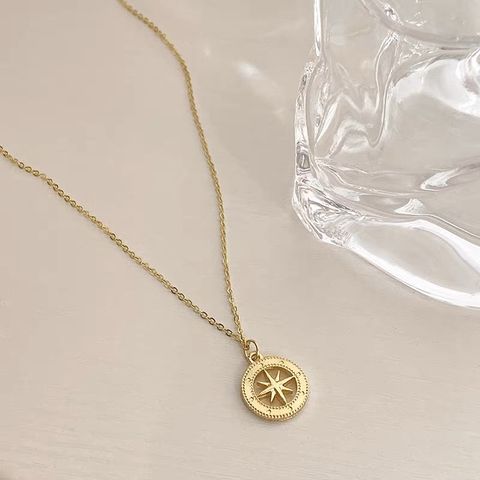 Simple Style Star Alloy Plating Unisex Pendant Necklace