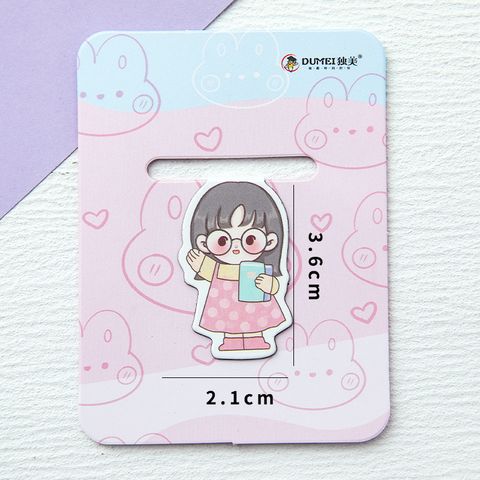 1 Piece Letter Learning School Magnet Paper Cute Preppy Style Bookmark