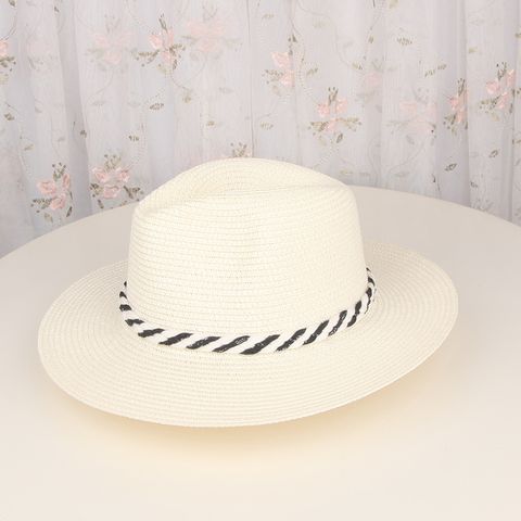 Women's Simple Style Classic Style Commute Solid Color Printing Flat Eaves Sun Hat