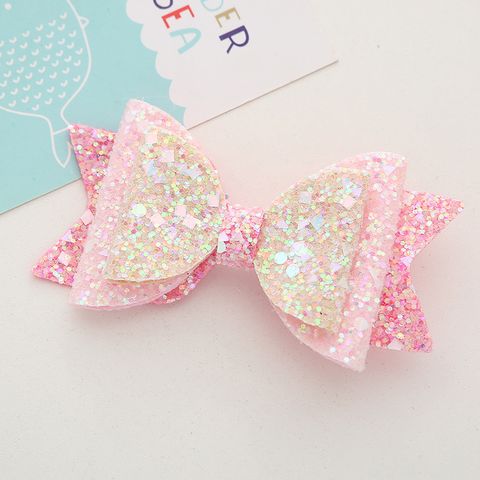 Kid's Princess Bow Knot Great Sequins Hair Clip