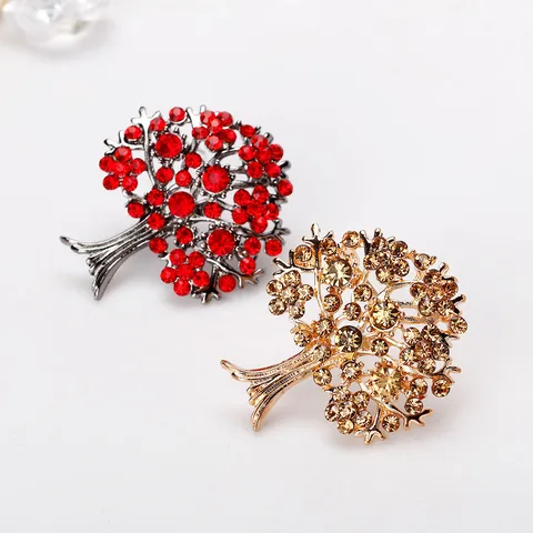 Pastoral Tree Artificial Gemstones Alloy Unisex Corsage