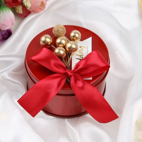 Heart Shape Bow Knot Tinplate Wedding Banquet Gift Wrapping Supplies
