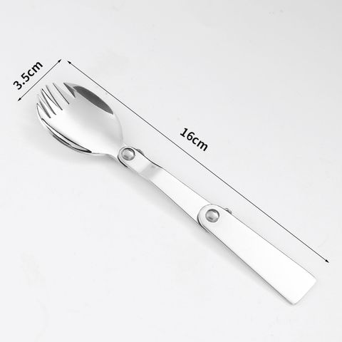 Casual Cute Solid Color Stainless Steel Spoon 1 Piece