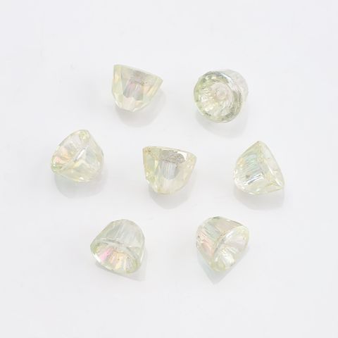 50 PCS/Package 7 * 8mm Hole 1~1.9mm Crystal Glass Solid Color Beads