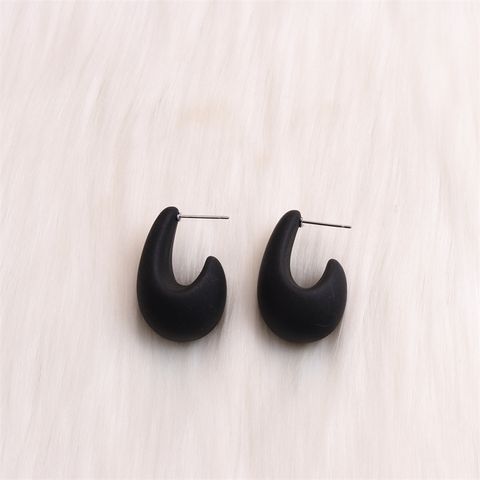 1 Pair Simple Style Geometric Spray Paint Arylic Ear Studs