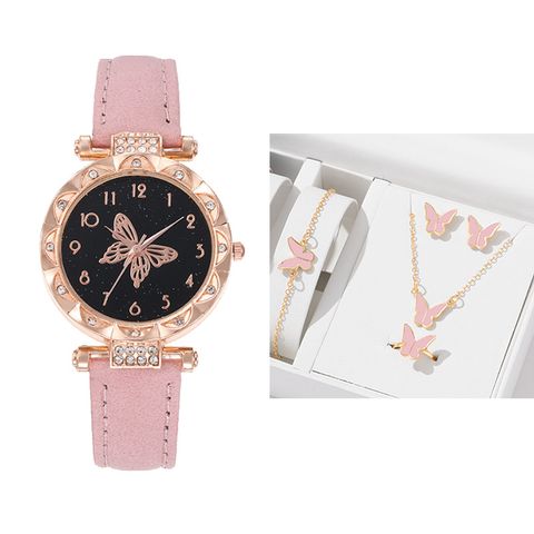 Casual Butterfly Buckle Quartz Women's Watches