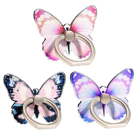 Cartoon Style Butterfly Alloy Universal Phone Cases