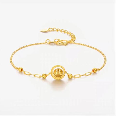 Brass Gold Plated Simple Style Geometric Bracelets
