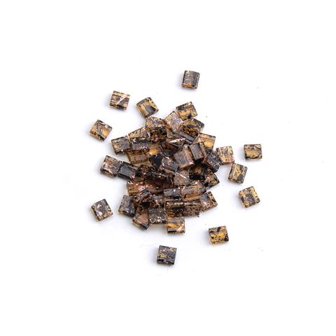 200 Pieces Per Pack 5*5mm Hole Under 1mm Glass Rectangle Beads