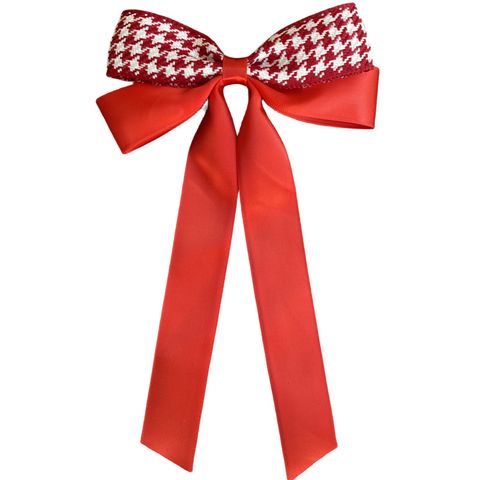 Women's Simple Style Bow Knot Polyester Hair Clip