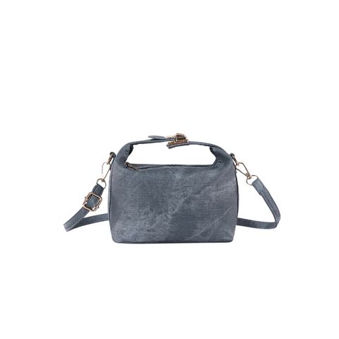 Women's Pu Leather Marble Classic Style Zipper Handbag