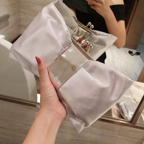 Polyester Bow Knot Square Evening Bags