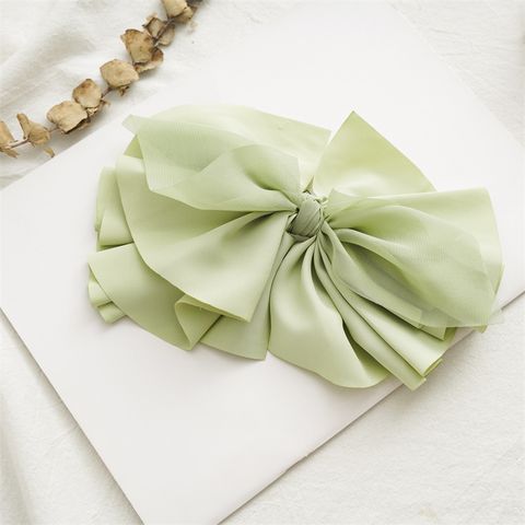 Women's IG Style Sweet Bow Knot Cloth Hair Clip