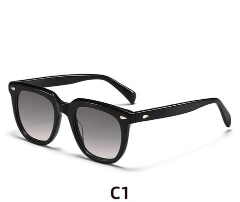 Simple Style Gradient Color Nylon Round Frame Full Frame Women's Sunglasses
