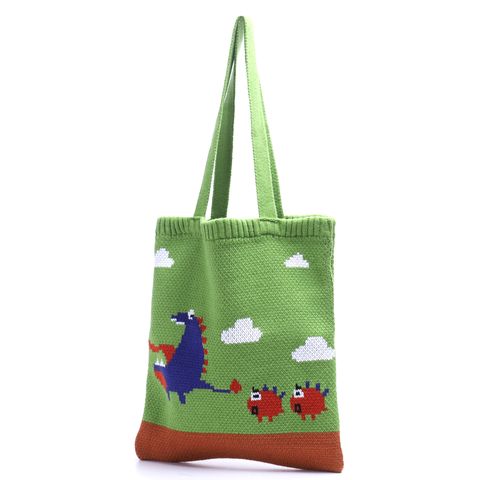 Women's Large Polyester Animal Cute Open Underarm Bag
