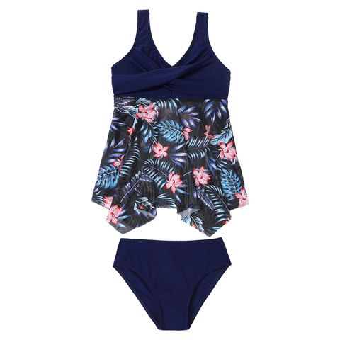 Girl's Ditsy Floral One-pieces Kids Swimwear