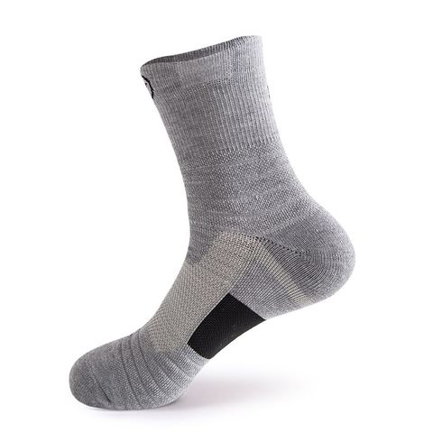Men's Simple Style Solid Color Polyester Cotton Polyester Ankle Socks A Pair