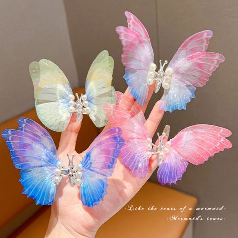 Women's Fairy Style Butterfly Plastic Hair Clip
