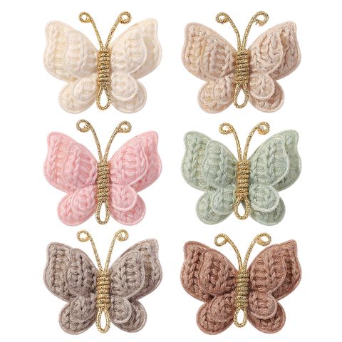 Women's Cute Butterfly Yarn Hair Clip